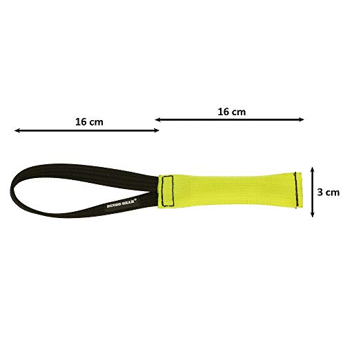 Dingo Gear - Juguete para bocado de Manguera (0,5 kg), Color Amarillo