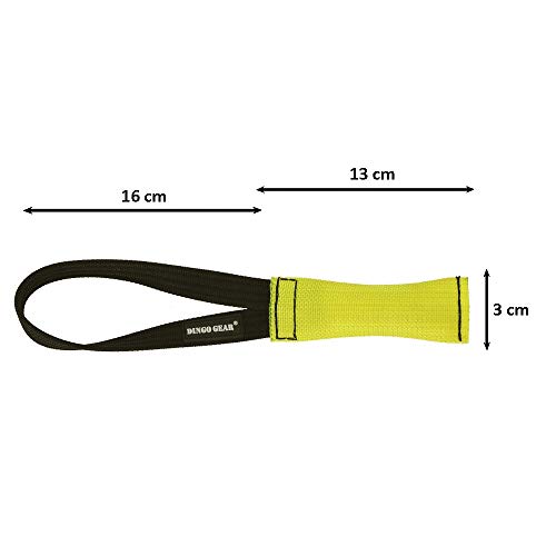 Dingo Gear - Juguete para bocado de Manguera de Chimenea, Color Amarillo, 0,0439 kg