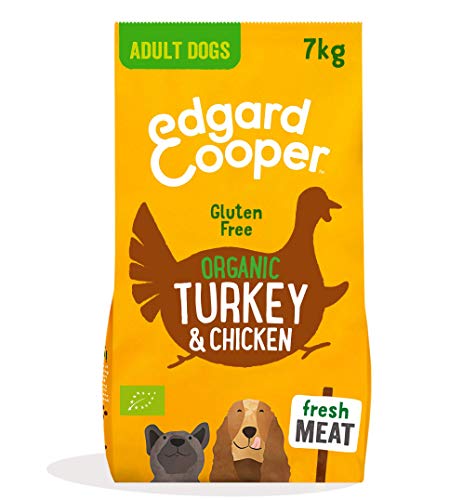 Edgard & Cooper pienso para Perros Adultos sin Gluten, Natural con Pavo y Pollo de Granja ecológicos, Comida balanceada sin harinas de Carne ni Carnes sobreprocesadas, cocinada a Fuego Lento (7 kg)