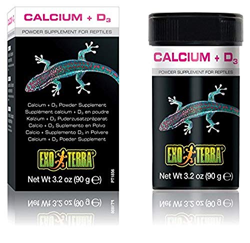 Exo Terra Calcio en Polvo y Vitamina D3-90 gr