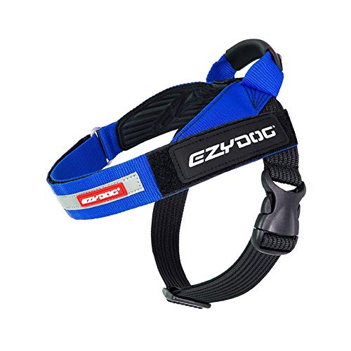 EzyDog Express Arnés para perros – Arnés noruego para perros pequeños, medianos y grandes, reflectante, ajustable, acolchado Perfecto para correr y ciclismo.