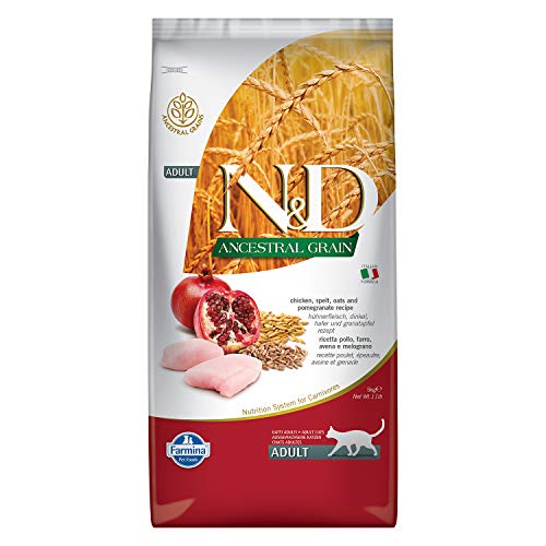 Farmina - Farmina N&D Pollo y Granada Adult Cat Low Grain - 1079 - 5 Kg.