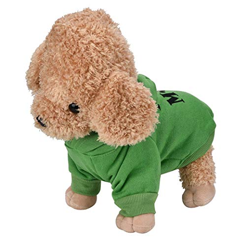 Fossrn Ropa Perro Pequeño Chihuahua Yorkshire Sudadera con Capucha - I MY MOM Invierno Ropa para Mascota Cachorro