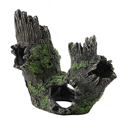 Garosa Acuario Driftwood Artificial Resina Tronco De Árbol Dodge Cría Jugar Casa Árbol Raíces Agujero del Árbol Hueco para Peces Tanque Ornamentos(#2)