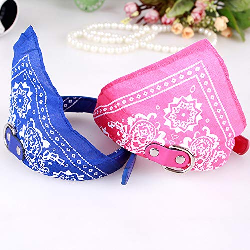 Generies 12 piezas de baberos triangulares para perro de verano a la moda bandana collar perro bufanda ajustable lavable sabor nacional impresión bufanda mascota para perros pequeños mascotas