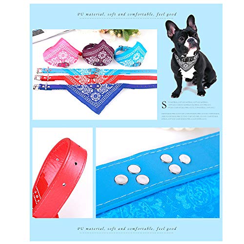 Generies 12 piezas de baberos triangulares para perro de verano a la moda bandana collar perro bufanda ajustable lavable sabor nacional impresión bufanda mascota para perros pequeños mascotas