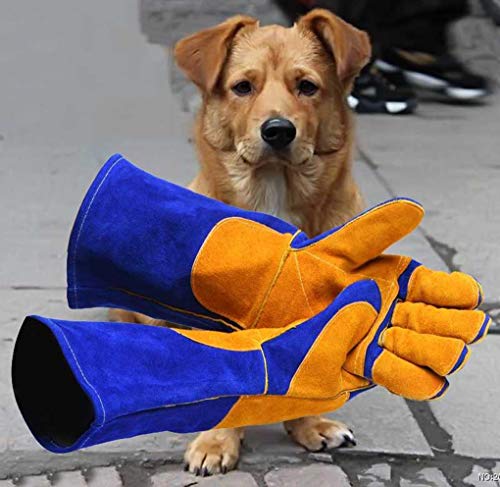 Guantes protectores resistentes a las mordeduras, para perros, gatos, ratones y abejas resistentes al desgaste y resistentes a las mordeduras, transpirables, guantes para manipulación de animales