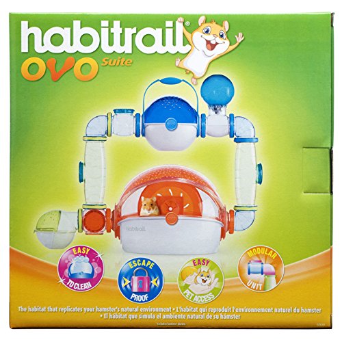 Habitrail Ovo Suite Jaula para hámster, OVO Suite y OVO Mini Laberinto