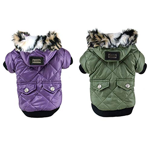 Handfly Chaqueta para Perro Impermeable Perro cálido Abrigo de Invierno Chihuahua Abrigo Ropa de Invierno Impermeable Abrigo de Perro