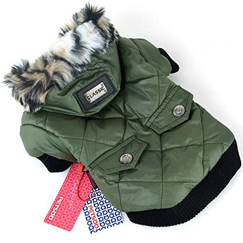 Handfly Chaqueta para Perro Impermeable Perro cálido Abrigo de Invierno Chihuahua Abrigo Ropa de Invierno Impermeable Abrigo de Perro