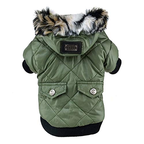 Handfly Chaqueta para Perro Impermeable Perro cálido Abrigo de Invierno Chihuahua Abrigo Ropa de Invierno Impermeable Abrigo de Perro