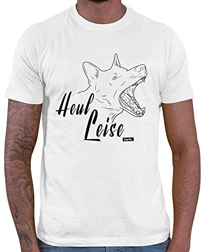 Hariz - Camiseta para hombre, diseño de malinois Blanco M