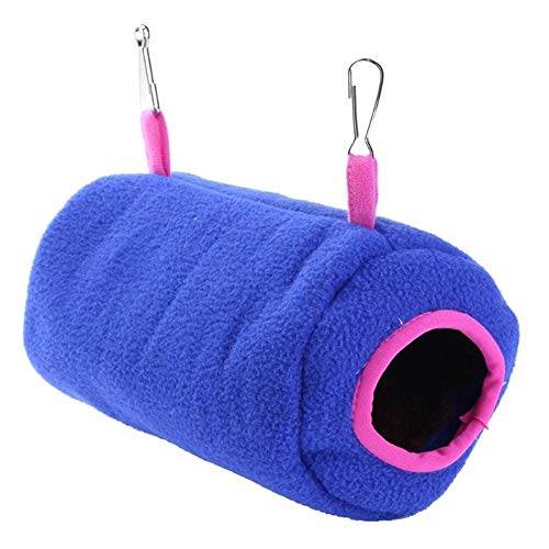 HEELPPO Cama Cobaya Juguetes para Hamsters Hamaca De Cuy Hamster Accesorios Hamaca De Animales Pequeños Hamacas De Rata para Jaula Conejo De La Cama Guinea Cerdo Casa Ardilla Bolsa De Dormir Blue