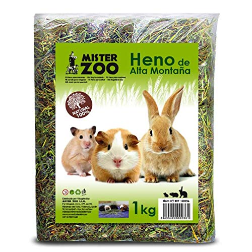 HENO PARA HAMSTERS HENO DE CONEJO HENO COBAYA HENO ALTA MONTAÑA CONEJO