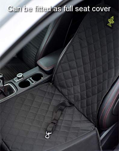 Heritage Accessories Asiento de Coche para Perro con arnés de Seguridad para cinturón de Seguridad – Impermeable para Mascotas – Funda Protectora para Asiento de Coche para Perro