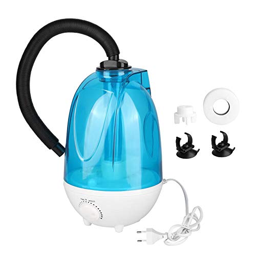 Humidificador de Reptiles, lagartos de Tanque de Agua de 4L Camaleones Serpientes Terrario Vaporizador Fabricante de Niebla Ultra silencioso con Manguera Flexible para Reptiles Anfibios (UE)