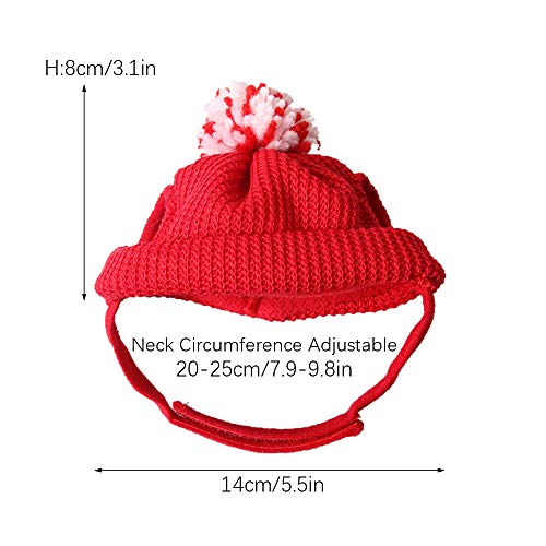 HXHON - Gorro de algodón para Perro, diseño de Bola de Lana