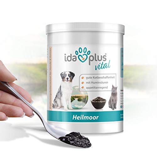 Ida Plus – Musgo curativo 1000 g – Mejora la composición de los excrementos – digestión óptima para el perro – valiosas vitaminas B – para estimular el apetito – con turba natural de la portería alta.