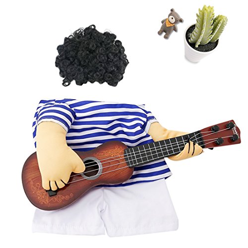 Idefair Funny Guitar Disfraces de mascotas para perros Puppy Cats Fiesta de Navidad Disfraz de Halloween