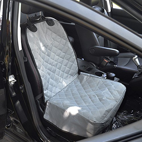 Itian® Fundas Impermeables para Los Asientos del Protector Delantero del Asiento de Coche Cubierta Sencillas de Perro de Mascota (Gris)