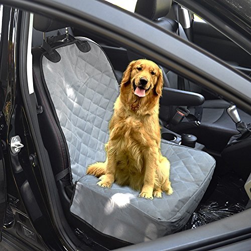 Itian® Fundas Impermeables para Los Asientos del Protector Delantero del Asiento de Coche Cubierta Sencillas de Perro de Mascota (Gris)