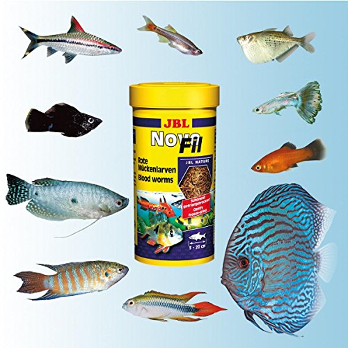 JBL Suplemento alimenticio Peces acuáticos, Larvas Rojas, NovoFil