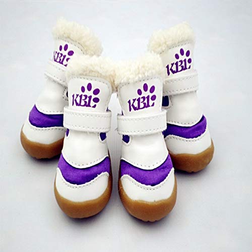 JIUYUE Botas Zapatos del Perro pequeño Perrito Caliente Botas de Invierno Zapatos Zapatos del Animal doméstico for los Zapatos Perros y Gatos Gato Impermeable Defensa Nieve Botas Factory Outlet