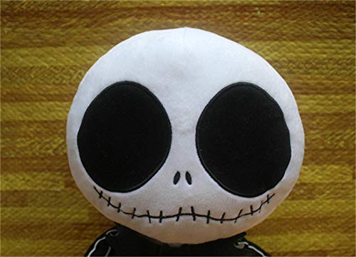 Juguete de felpa, cojín de almohada de peluche suave Tamaño grande La pesadilla antes de Navidad Jack Skeleton Dolls Película Horror de dibujos animados Halloween Niños Amigos Regalo 65cm