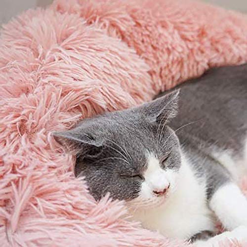 LIYT Gato Cama del Perro Cama mullida Cama del Gato Lavable Cama del Perro Ronda Pequeña Mediana Grande Perro sofá-Cama del Perro Mascota colchón,A,110cm