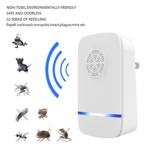 LJIE Repelente De Insectos Electrónico Ultrasónico Del Ratón De Los Niños Caseros Electrónicos Repelentes De Mosquitos Electrónicos Repelente De Mosquitos