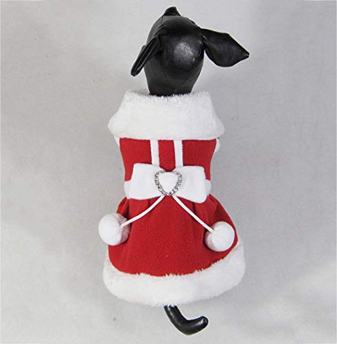 LLSS Pet Fashion Santa Claus Jacket Doggy Christmas Costume Puppy Outwear Perros Gatos Abrigo Ropa