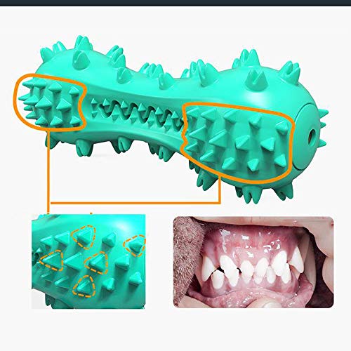 LXB Cepillo de Dientes para Perros Chew para Perros Dental, no tóxico, sin BPA, Juguete de Limpieza de Dientes de Goma Natural para Perros, Juguete para Perros Mascota Palo Molar en Forma de Hueso