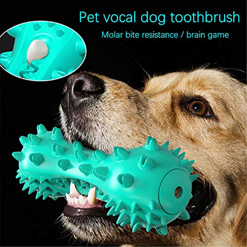 LXB Cepillo de Dientes para Perros Chew para Perros Dental, no tóxico, sin BPA, Juguete de Limpieza de Dientes de Goma Natural para Perros, Juguete para Perros Mascota Palo Molar en Forma de Hueso