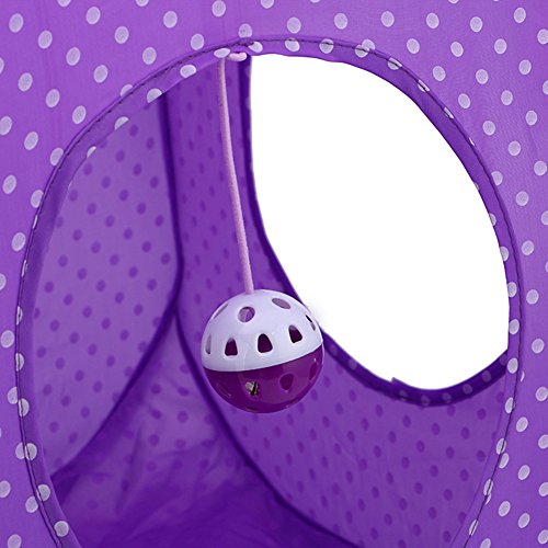 LXB Pop-up Cat Cube, Túnel Plegable portátil para Gatos, Cama para Gatos, Túnel, Juguetes para Gatos, para Gatos y Gatitos, Juguetes para Gatos, Tienda de Mascotas Transpirable