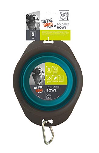 M-PETS on The Road - Bol de Agua para Perro (tamaño L, 1230 ml), Color Turco, Talla L