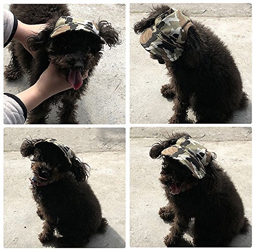 MansWill - Gorra de béisbol para mascotas, para actividades al aire libre, para perros y gatos