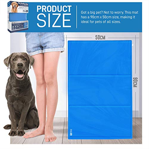 Manta Refrescante Perro Manta Refrigerante Perro Alfombrilla Refrescante Para Perros Cama Fria para Perros Grandes Esterilla Refrigerante Perro Manta Fria para Perros Gatos Mascotas Pet Cooling Mat