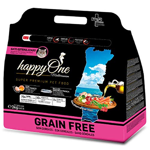 Mediterran Mediterraneum Happy One Feline Adult Sterilised Sardina 3Kg 3000 g