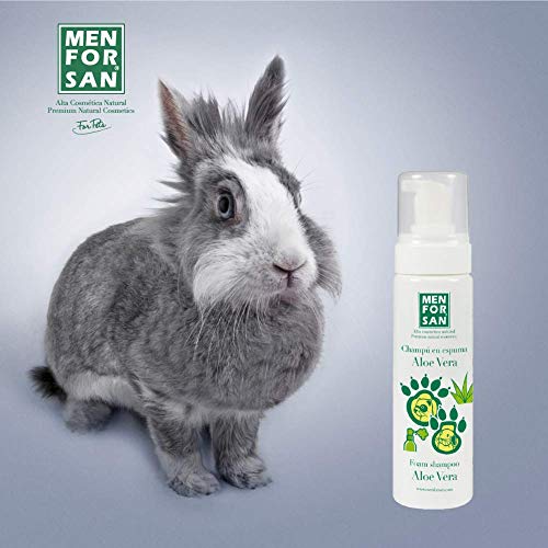 MENFORSAN Champú en Espuma con aloe Vera para Roedores Y Hurones - 200 ml