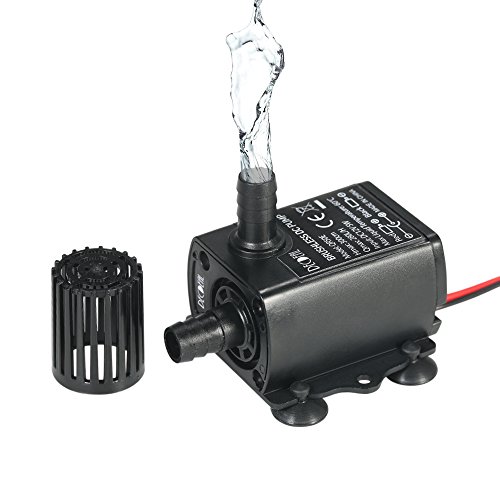 Mini Micro Bomba Sumergible de Agua Aceite Ultra Silencioso Sin Escobillas Brushless Dc 12V 240L / H Elevacin de 3M