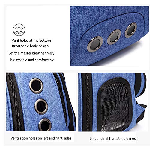 Mochila para Mascotas Espacial, Cómoda Bolsa De Ocio para Perros Y Gatos, Descompresión Transpirable, Escalable, para Viajes Al Aire Libre