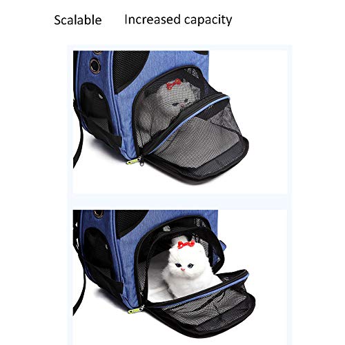 Mochila para Mascotas Espacial, Cómoda Bolsa De Ocio para Perros Y Gatos, Descompresión Transpirable, Escalable, para Viajes Al Aire Libre