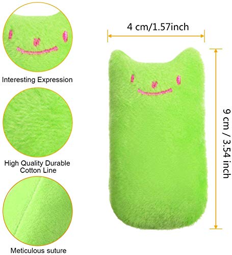 MOULLY 5PCS Hierba Gatera Juguete, Juguetes del Catnip + 10Pcs Palitos de Catnip, Palitos De Hierba Gatera 100% orgánico Natural, Protección del Cuidado Dental, Adecuado Juguete para Gatos de Interior