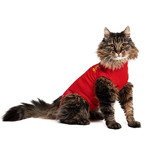 MPS Medical Pet Shirt, Katze, Rot, für Extra Kleine Katzen