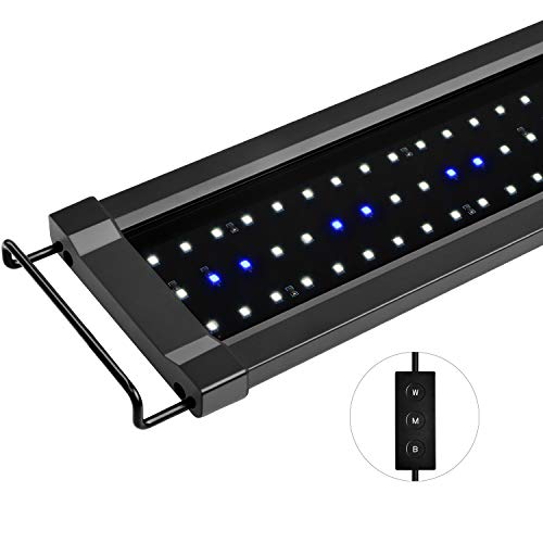 NICREW ClassicLED G2 Luz LED Acuario, Iluminación LED para Acuarios, Pantalla LED Acuario Lámpara de Planta para Pecera 75-95 cm, 25 W, 1910 LM