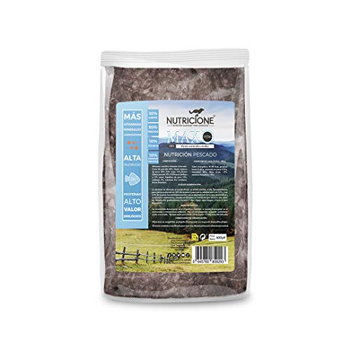 Nutricione - Barf MAX Vital Menú Completo Pescado y Pavo 5 kg congelado (10 Paquetes 500gr)