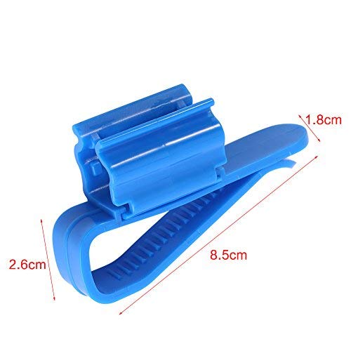 Paquete de 2 soportes para manguera de acuario para acuario, tubo de agua, tubo de montaje de manguera para tubo de agua de 8-16 mm