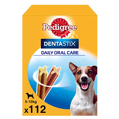 Pedigree Pack de 112 Dentastix de uso diario para la limpieza dental de perros pequeños