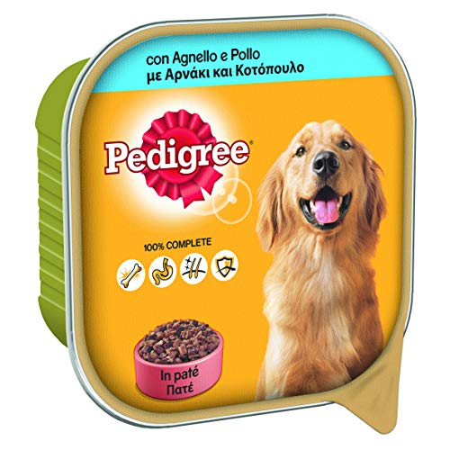 PEDIGREE Televes Cordero y Pollo de Maquillaje Bandeja – Paquete de 20 Unidades