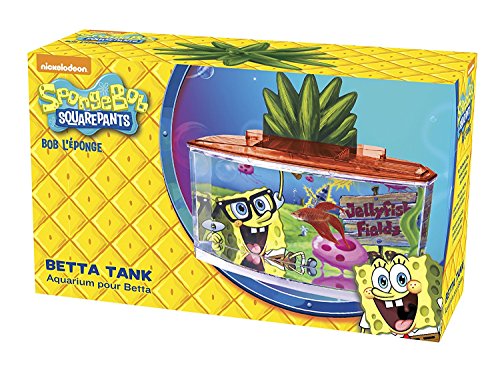 Penn-Plax Bob Esponja Betta de Peces Tanque de Peces